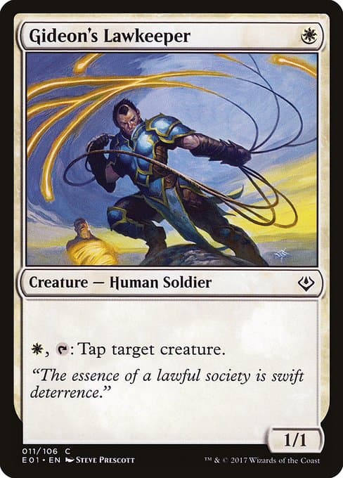 Gideon's Lawkeeper from Archenemy: Nicol Bolas (Common)