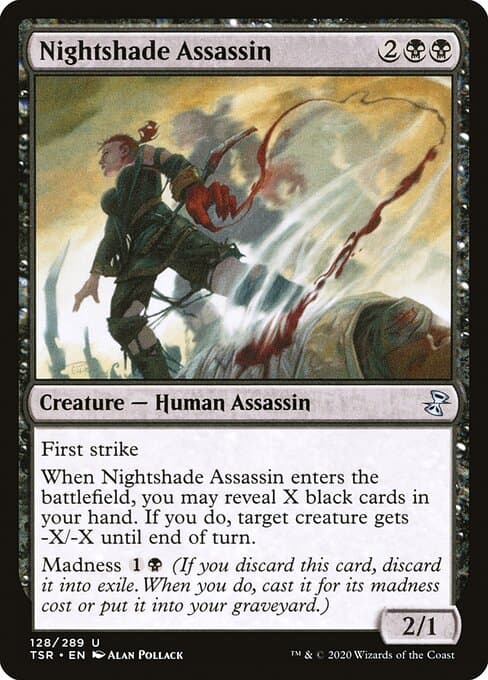 Nightshade Assassin from Time Spiral Remastered (Uncommon)