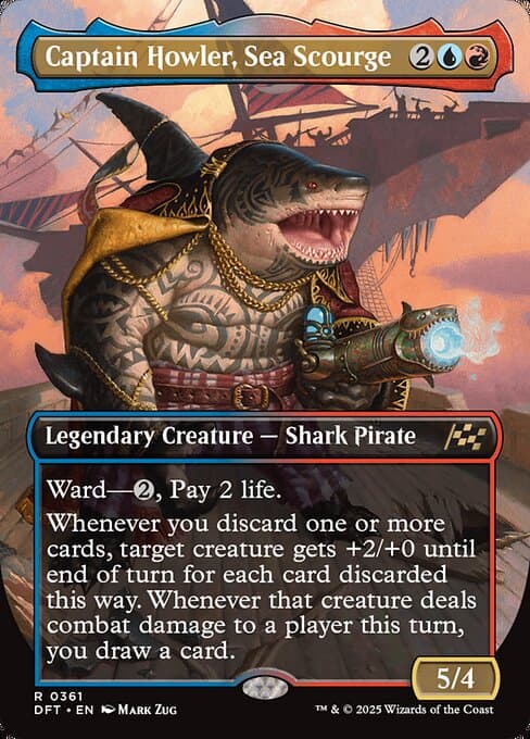 Captain Howler, Sea Scourge from Aetherdrift (Rare)