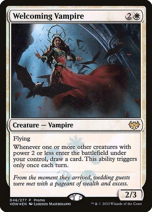 Welcoming Vampire from Innistrad: Crimson Vow Promos (Rare)
