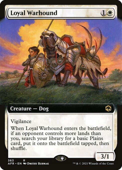 Loyal Warhound from Adventures in the Forgotten Realms (Rare)