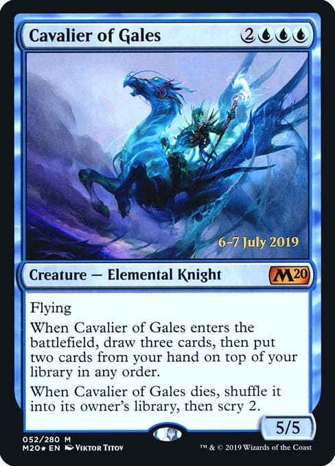 Cavalier of Gales from Core Set 2020 Promos (Mythic)
