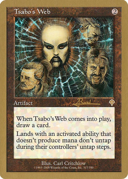 Tsabo's Web from World Championship Decks 2001 (Rare)