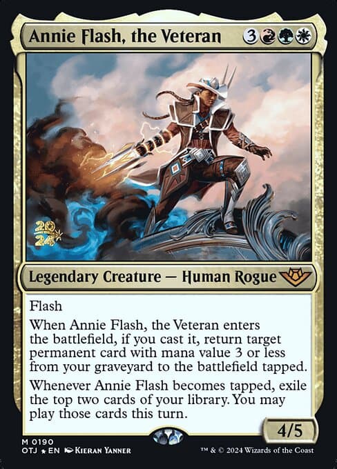 Annie Flash, the Veteran from Outlaws of Thunder Junction Promos (Mythic)