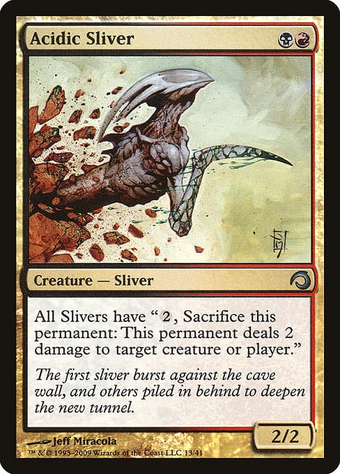 Acidic Sliver from Premium Deck Series: Slivers (Uncommon)