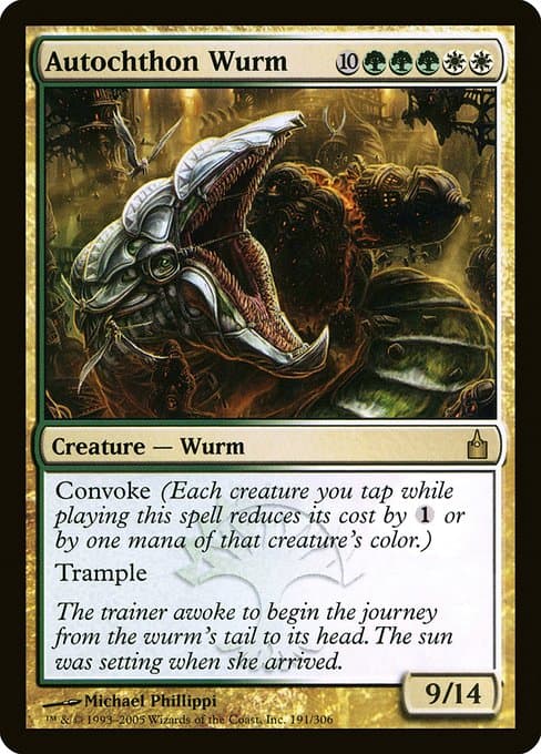 Autochthon Wurm (Rare)