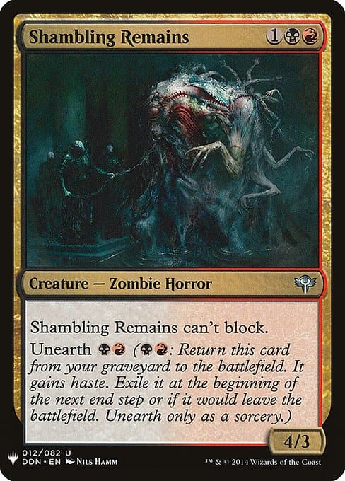 Shambling Remains from The List (Uncommon)