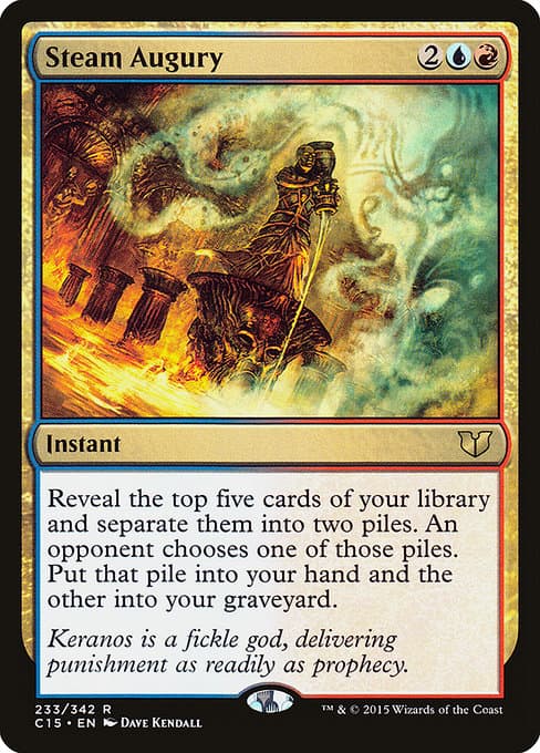 Steam Augury from Commander 2015 (Rare)