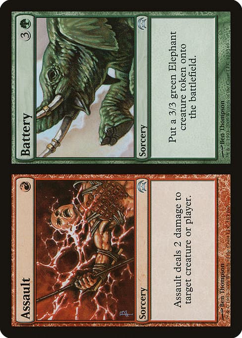 Assault // Battery from Planechase (Uncommon)