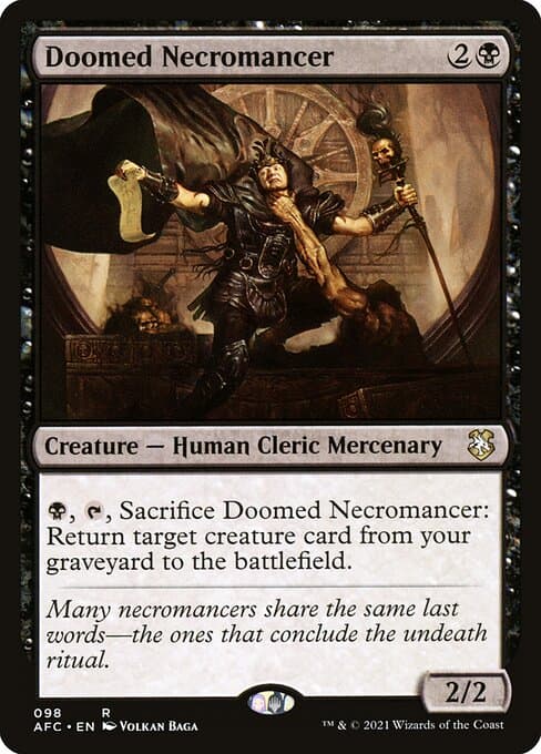 Doomed Necromancer from Forgotten Realms Commander (Rare)
