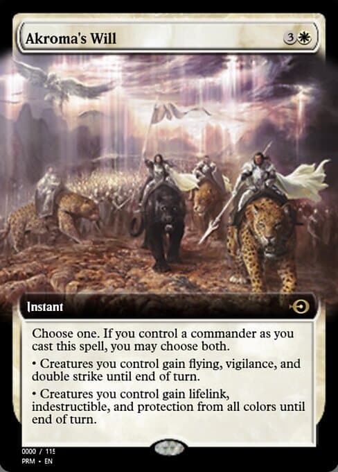 Akroma's Will from Magic Online Promos (Rare)