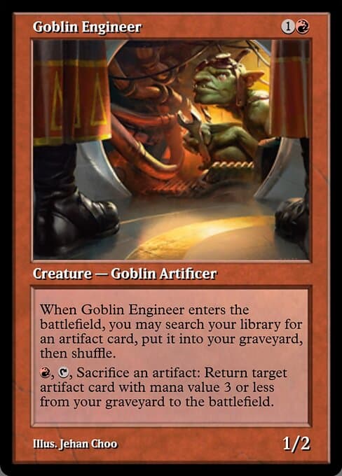 Goblin Engineer from Magic Online Promos (Rare)