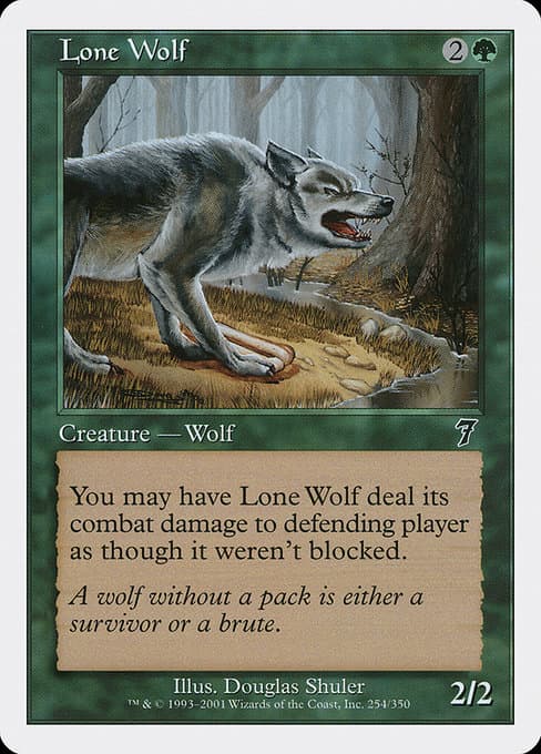Lone Wolf from Seventh Edition (Common)