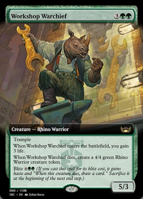 Workshop Warchief from Magic Online Promos (Rare)