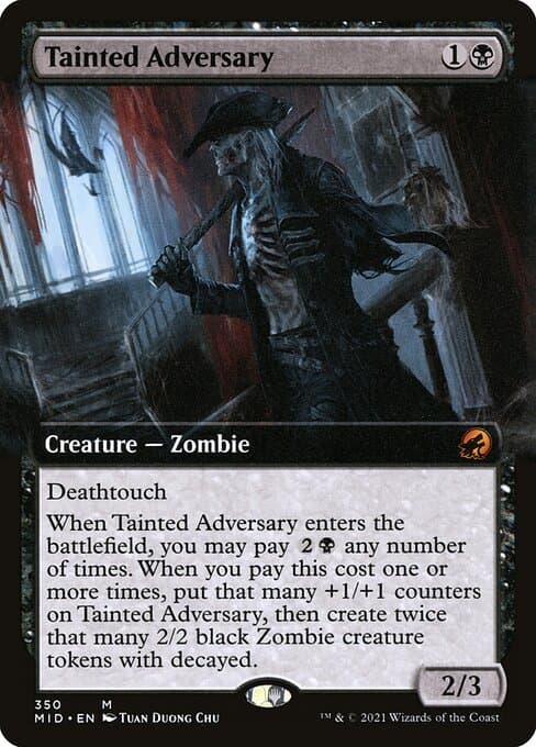 Tainted Adversary from Innistrad: Midnight Hunt (Mythic)