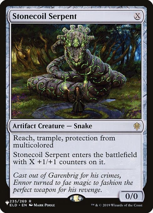 Stonecoil Serpent from The List (Rare)