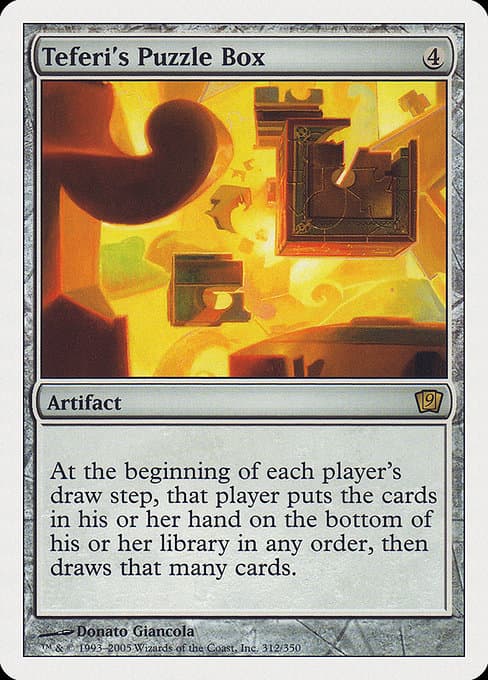Teferi's Puzzle Box from Ninth Edition (Rare)