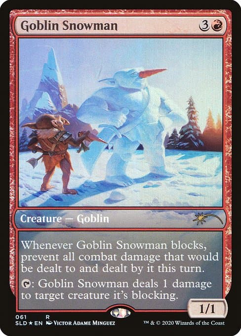 Goblin Snowman from Secret Lair Drop (Rare)