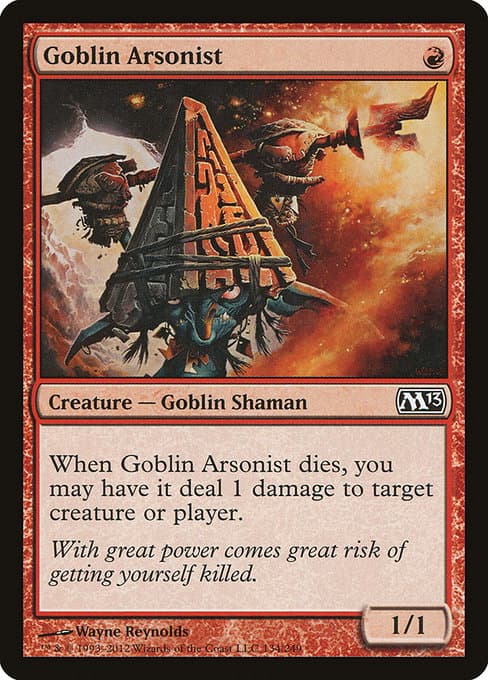 Goblin Arsonist from Magic 2013 (Common)