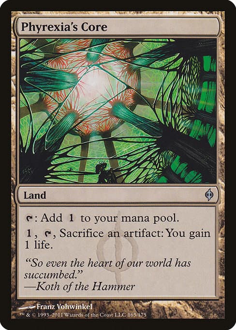 Phyrexia's Core from New Phyrexia (Uncommon)
