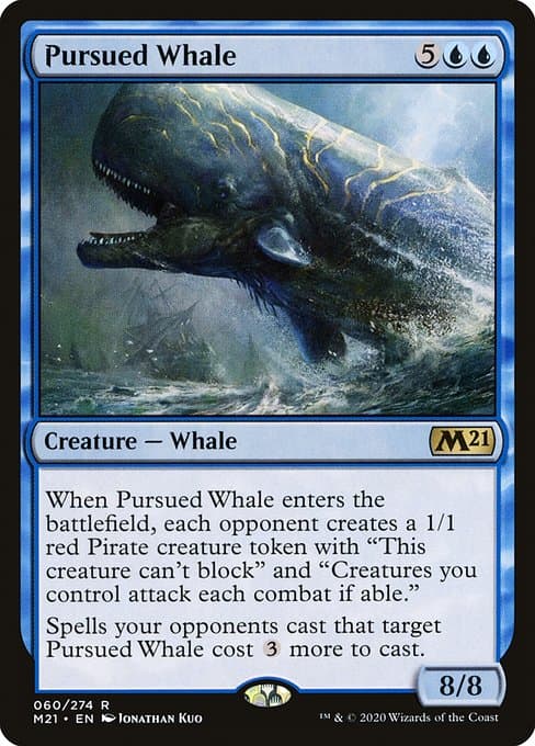 Pursued Whale from Core Set 2021 (Rare)