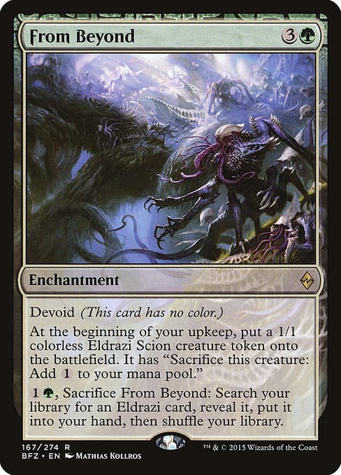 From Beyond from Battle for Zendikar (Rare)