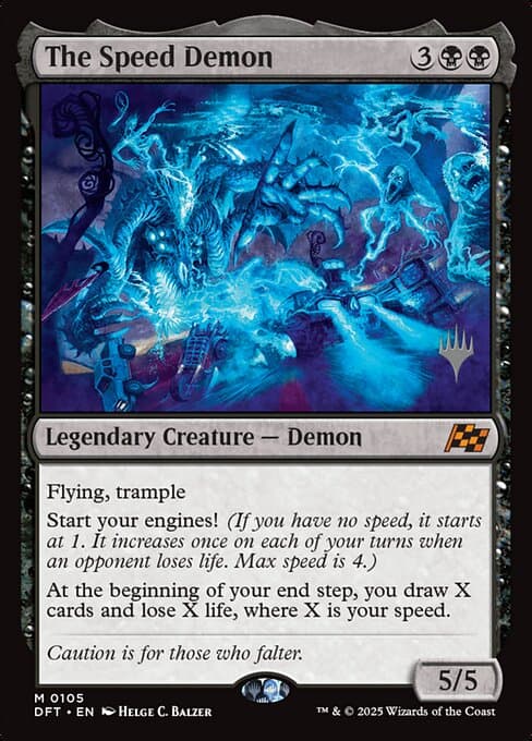The Speed Demon from Aetherdrift Promos (Mythic)