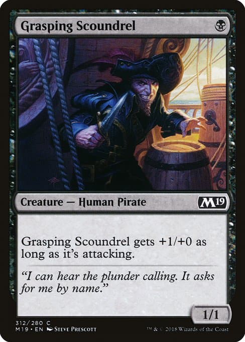 Grasping Scoundrel from Core Set 2019 (Common)