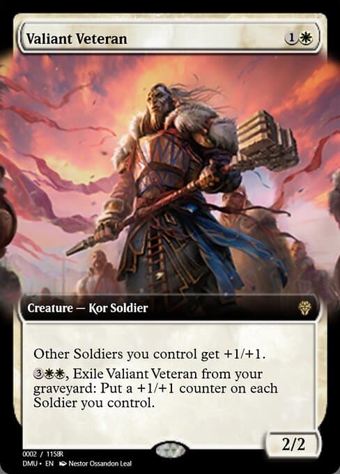 Valiant Veteran from Magic Online Promos (Rare)