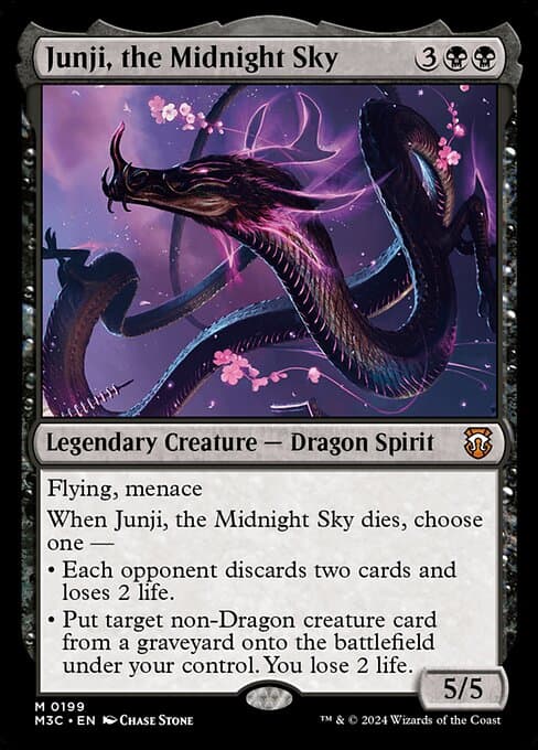 Junji, the Midnight Sky from Modern Horizons 3 Commander (Mythic)