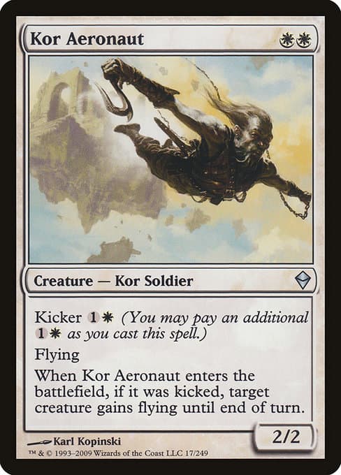Kor Aeronaut from Zendikar (Uncommon)