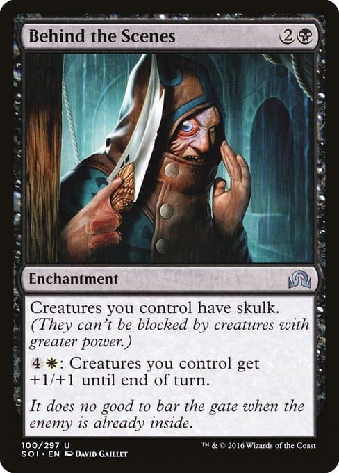 Behind the Scenes from Shadows over Innistrad (Uncommon)