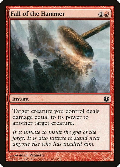 Fall of the Hammer from Born of the Gods (Common)