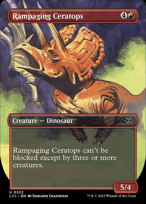 Rampaging Ceratops from The Lost Caverns of Ixalan (Uncommon)