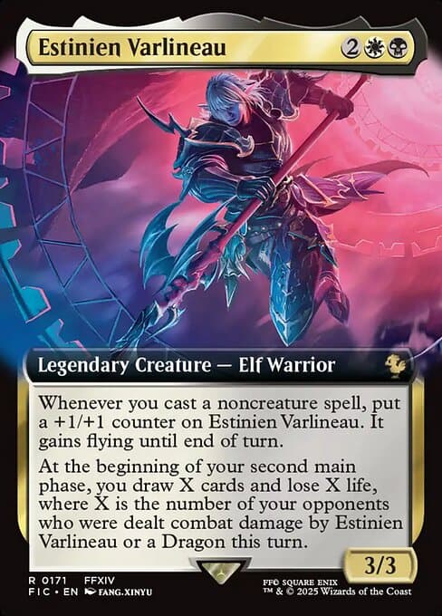 Estinien Varlineau from Final Fantasy Commander (Rare)