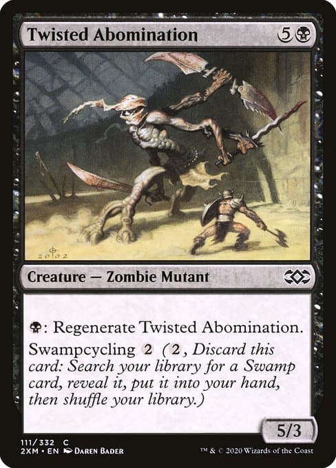 Twisted Abomination from Double Masters (Common)