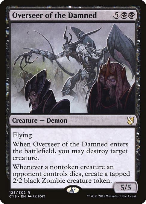 Overseer of the Damned from Commander 2019 (Rare)