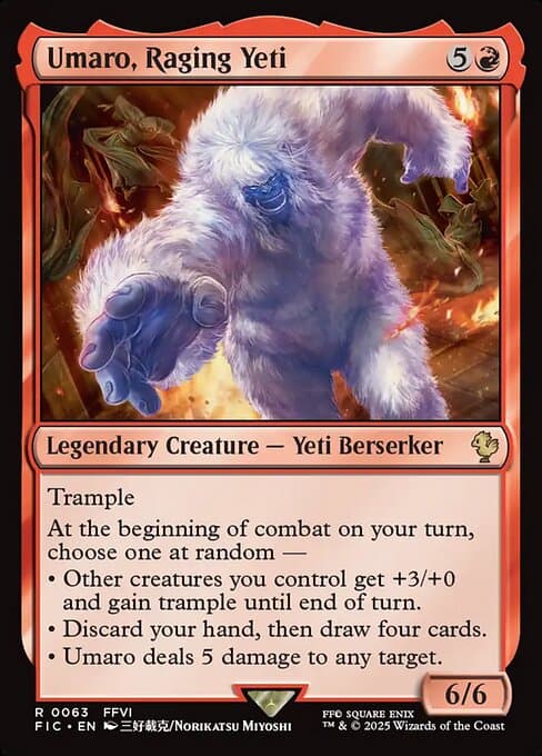 Umaro, Raging Yeti (Rare)