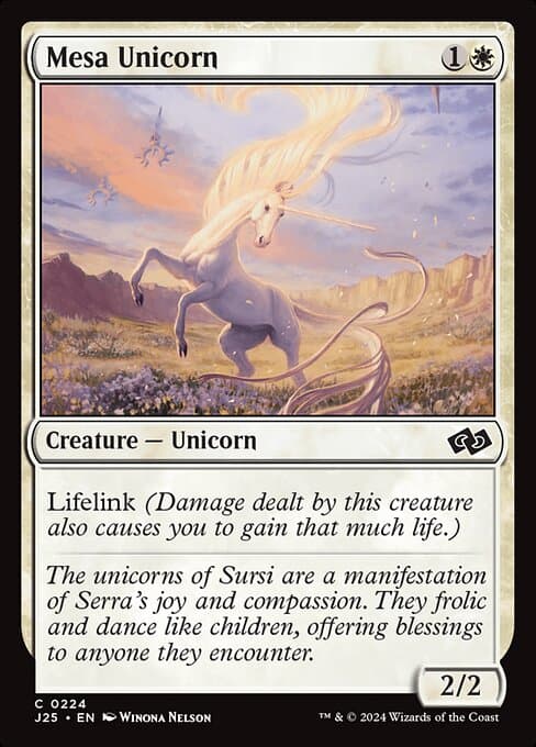 Mesa Unicorn from Foundations Jumpstart (Common)