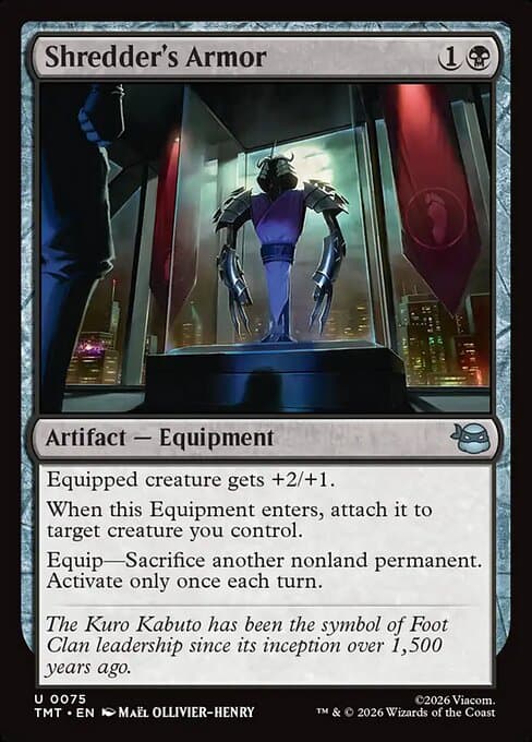 Shredder's Armor (Uncommon)