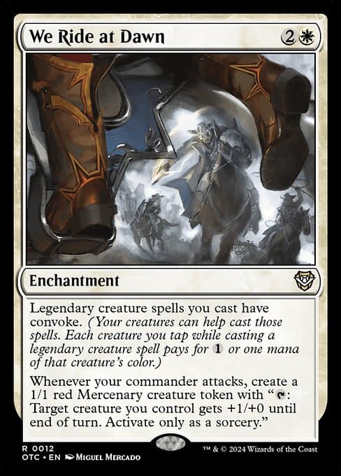 We Ride at Dawn (Rare)