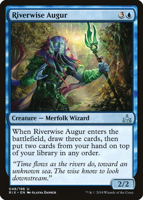 Riverwise Augur from Rivals of Ixalan (Uncommon)