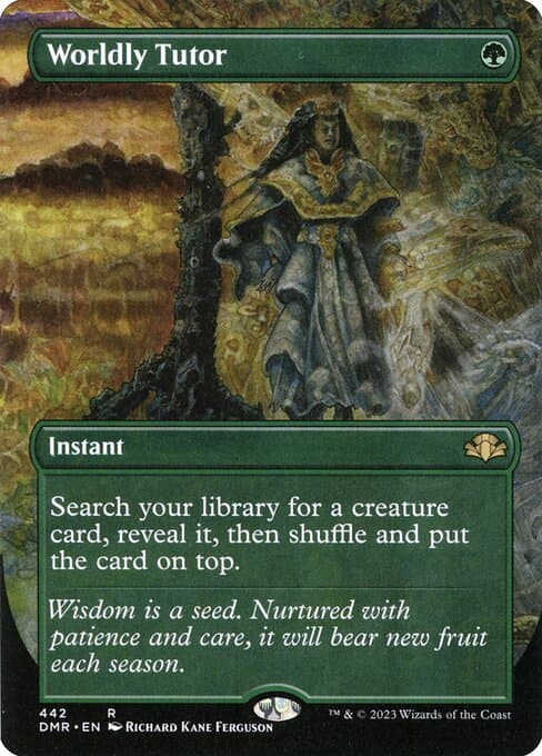 Worldly Tutor from Dominaria Remastered (Rare)