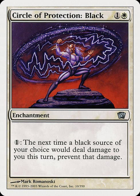 Circle of Protection: Black from Eighth Edition (Uncommon)
