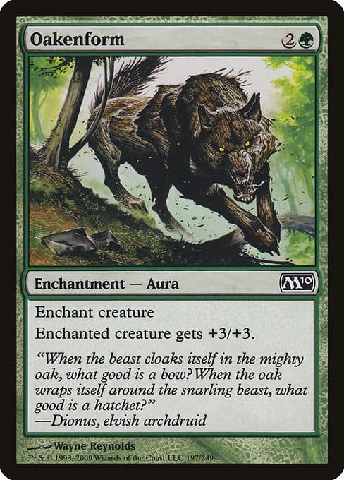 Oakenform from Magic 2010 (Common)
