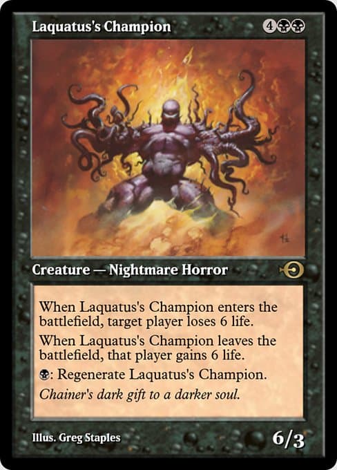 Laquatus's Champion from Magic Online Promos (Rare)