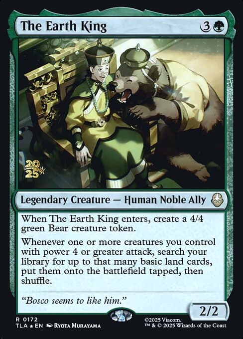 The Earth King from Avatar: The Last Airbender Promos (Rare)