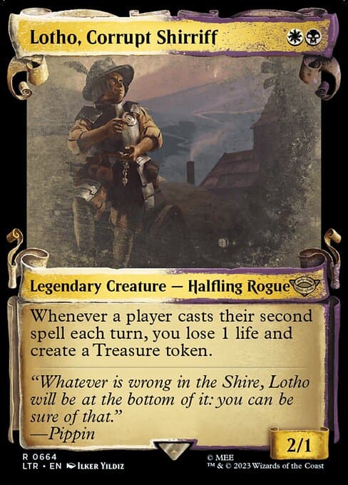 Lotho, Corrupt Shirriff from The Lord of the Rings: Tales of Middle-earth (Rare)