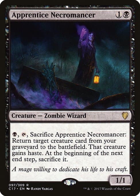Apprentice Necromancer from Commander 2017 (Rare)