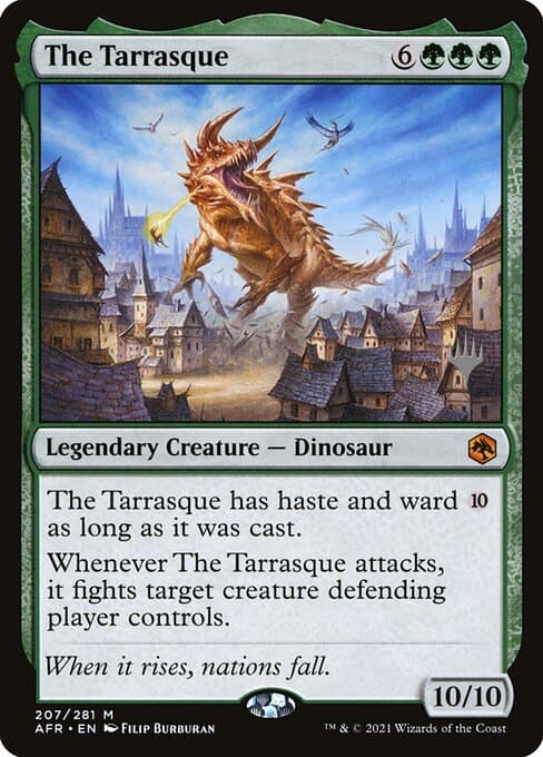 The Tarrasque from Adventures in the Forgotten Realms Promos (Mythic)
